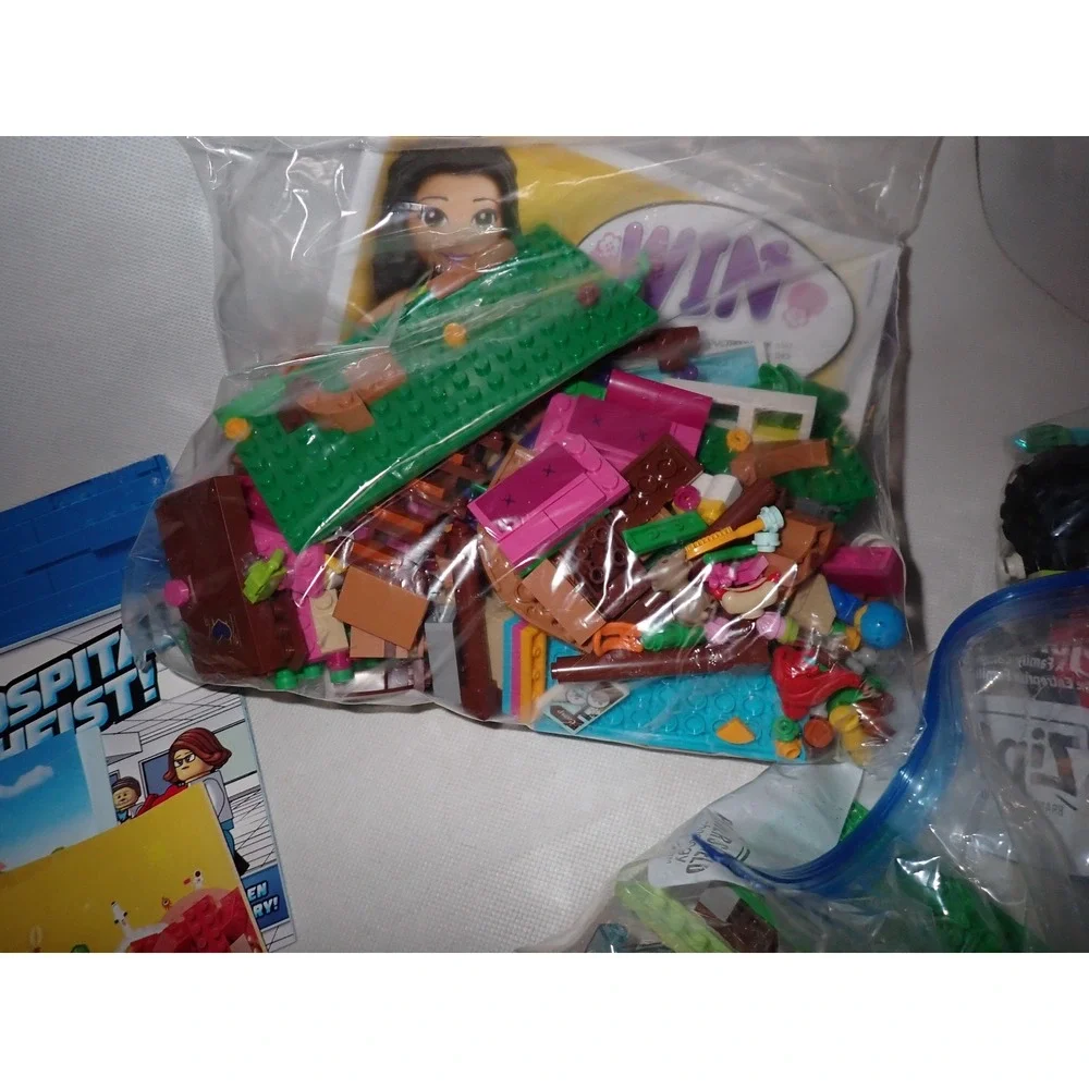 LEGO City Friends Classic Bulk Lot Mixed Sets Manuals Vehicles Minifigures